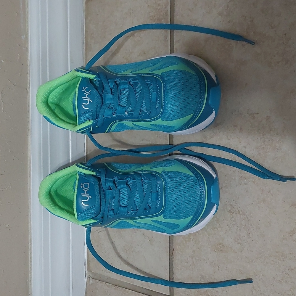 Ryka Infinite Plus Athletic Sneakers, 5m, green/blue